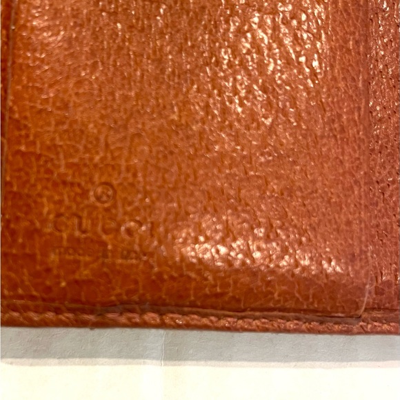 GUCCI Wallet Studded Canvas GG monogram leather trim MADE IN ITALY - Picture 12 of 15